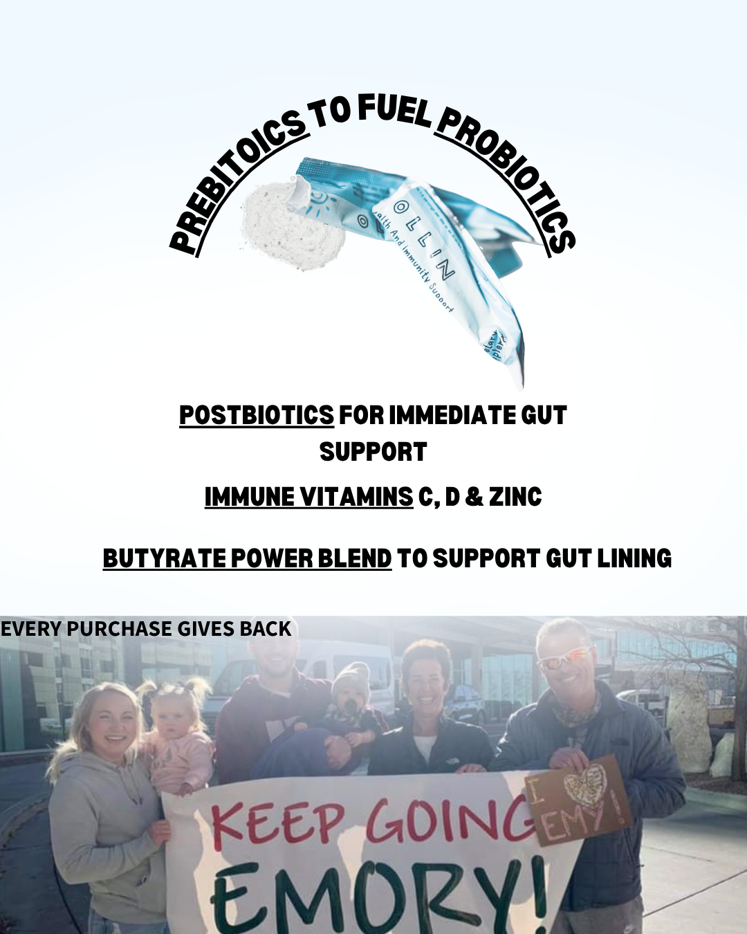 Ollin Gut Health & Immunity Support (32 COUNT)